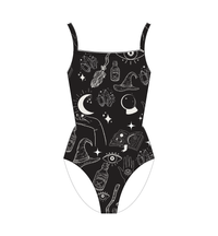 Leotardo básico print black witch