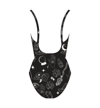 Leotardo básico print black witch
