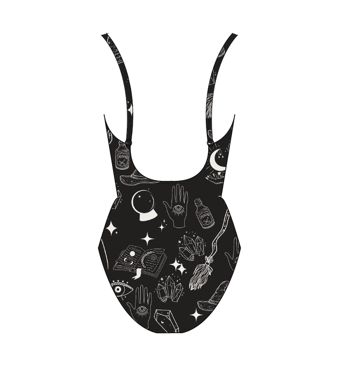 Leotardo básico print black witch