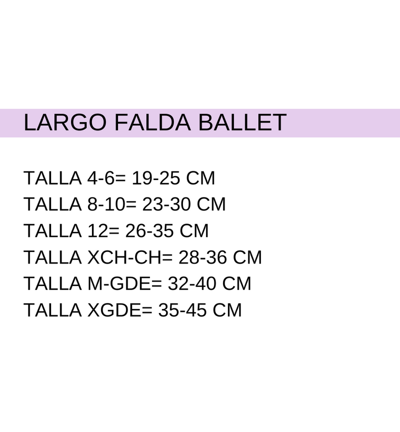 Falda ballet