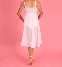 vestido de ballet love story color blanco vista trasera